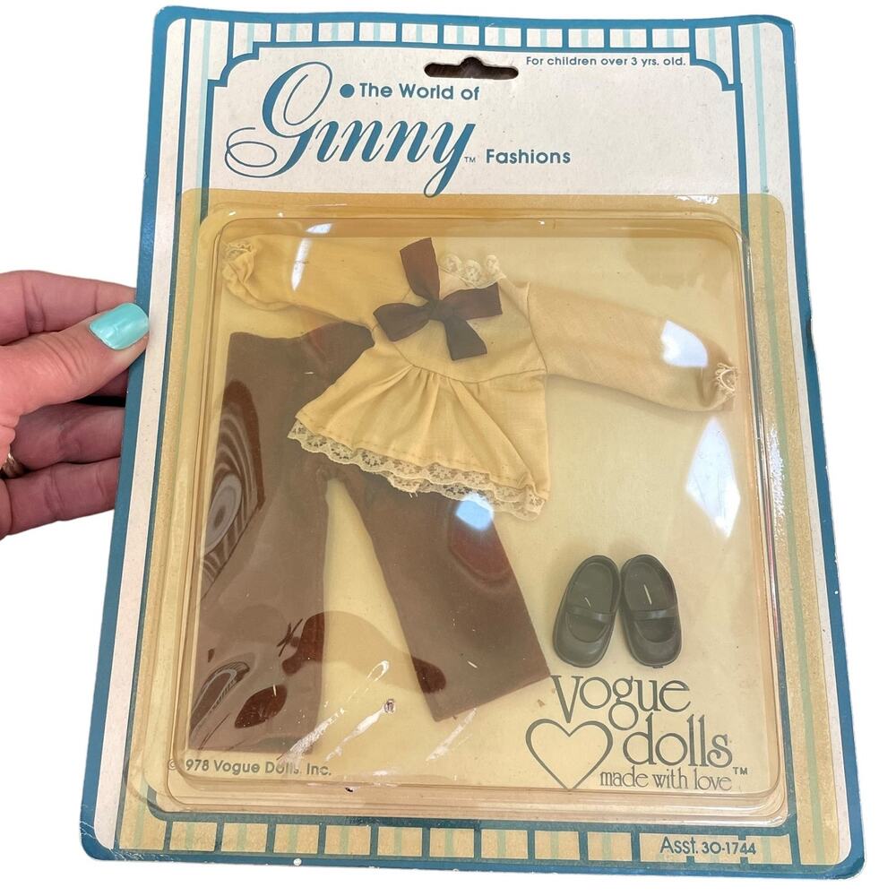Vintage World of Ginny Doll Clothes 1978 Vogue Fashions Fall Outfit NOS READ